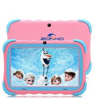 【Upgraded】 7 inch Android 7.1 Kids Tablet IPS HD Screen 1GB/16GB Babypad Edition PC with WiFi and Camera and Games Google Play Store Bluetooth Kids-Proof Case GMS Certified with Charger-Pink