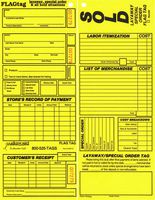 WALKING BIRD Layaway/Special Order Flag Tag 250 PACK