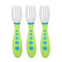 Gerber Graduates Kiddy Forks, Neutral Colors, 3pk (Color May Vary)