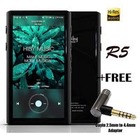 HiBy R5 Portable Music Player (R5 Black) with Free 2.5mm to 4.4mm Adaptor