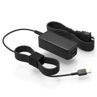 UL Listed 65W AC Charger Fit for Lenovo ThinkPad Edge E540 E550 E560 E570 Chromebook N20 N20P PA-1650-37LC PA-1650-37LF PA-1650-71IF PA-1650-72IA PA-1650-72IF Model Laptop Power Supply Adapter Cord
