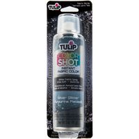 Tulip Color Shot Instant Fabric Color Spray 3oz-Silver Glitter