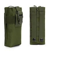 Riiya Two-way Radio Case Protector Pouch Molle Universal Radio Holder - 600D