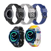 Tkasing 20mm Silicone Watch Band Replacement Strap Fitness Wristband for Samsung Gear Sport,for Samsung Gear Sport/Gear S2 Classic Bands/Huawei Watch 2 /Garmin Vivoactive 3 Band Strap