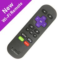 Amaz247 Point-Anywhere Wi-Fi Remote Pairing with Roku Stick, Stick+, Roku Premiere, Premiere+, Roku Ultra, Roku 2,3,4; Replace Roku Stick Remote RC80