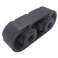 Exhaust Muffler Hanger Insulator Mount Holder Pipe Spacer Rubber Auto Parts Reduces Vibration Black