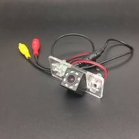 LEDs Car Rear View Camera for Audi A1 A3 Q3 A4 A4L S4 RS4 A5 S5 RS5 Q5 A6 A6L S6 A7 S7 TT TTS & HD CCD Night Vision Waterproof and Shockproof Reversing Backup Camera (8 LED)