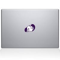 The Decal Guru Hedgehog Love Decal Vinyl Sticker, 15" MacBook Pro (2015 & Older Models), Lavender (2319-MAC-15P-LAV)