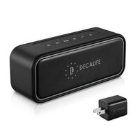 DECALIFE ST-2 Ultra IPX7 Waterproof Bluetooth Speaker Room Filling Bass 40W Loud and Good Hi-Fi Epic Sound Portable for Shower, Bathroom, Kitchen, Pools, kayak, Toys, Boating, Beach-Audiophiles Level