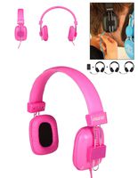 FYDELITY Headphones Line Headsets with Share Audio Ports: Magenta