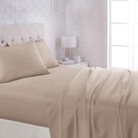 AmazonBasics Lightweight Super Soft Easy Care Microfiber Sheet Set with 16" Deep Pockets - King, Taupe
