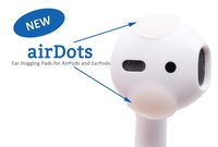 AirDots 2.0 AirPods Ear Hook Accessory Compatible Apple AirPods AirPods Pro and AirPods 2 EarPods Earphones Earbuds (24 Pack). Easy Charging, Better Sound and Comfy. Patent Pending.