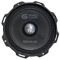 Genius GPRO-M0765 6.5" 300 Watts-Max Super Slim Midrange Car Audio Speaker 4-Ohms Paper Cone