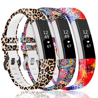 ZEROFIRE Band Compatible with Fitbit Alta and Alta HR Replacement Wristband Adjustable Silicone Sports Watch Band Colorful Printing Straps, Standard Size for 5.5"-8.1" Wrists, No Tracker