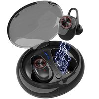 Wireless Earbuds, Bluetooth Earbuds 5.0 Headphones Deep Bass Hi-Fi Stereo Sound with Magnetic Charging Case and Stereo Calls , Secure Fit, Sweatproof for Gym