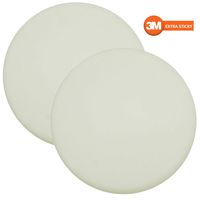 Premium Quality Large 2 Pcs Door Bumper Self Adhesive 3M Sticker Strong Stickiness Wall Protector Guard Door Knob Stopper 3.2 Inches Rubber Round White Silicone Door Handle Bumper Set