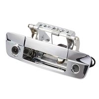 EWAY Chrome Tailgate Handle Backup Reserve Camera for 2009 2010 2011 2012 2013 2014 2015 Dodge Ram 1500 2500 3500 Reversing Vehicle Safety Waterproof Rear View Night Vision Backing Replacement Cameras