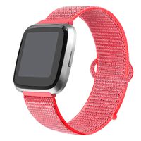 bayite Soft Bands Compatible with Fitbit Versa/Versa 2 Women Men, Breathable Sport Loop Band Replacement Accessories Wristband