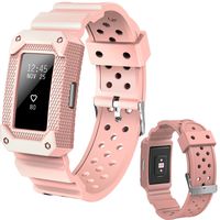 Lwsengme Bands Fitbit Charge 2, X4-TECH Classic Fitness Replacement Accessories Wrist Band 2016 Fitbit Charge 2 HR Pink