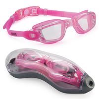 aegend Swim Goggles, Swimming Goggles No Leaking Anti Fog UV Protection Triathlon Swim Goggles with Free Protection Case for Adult Men Women Youth Kids Child, Multiple Choice