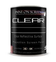 Paint On Screen Projector Screen Paint (Clear - Gallon)
