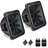 KICKER 44L7S152 Solobaric L7 15" Subwoofers Bundle - Dual 2-Ohm Voice Coils for Wiring to a 2-ohm monoblock Amplifier