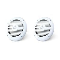 QPower MARINE 6.5 Inch Waterproof Marine, Boat, and Car Speakers 120W, White