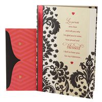 Hallmark Mahogany Valentine's Day Card for Husband (Black Foliage Design)