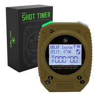 SPECIAL PIE Shot Timer - 2019 Newest 3 in 1 Shooting Timer for Firearms Airsoft Stop Watch Perfect for Pistols Rifle Dry Fire Shot in USPSA, IPSC, APSC, IDPA, 3 GUN, Steel Challenge Competition Timer