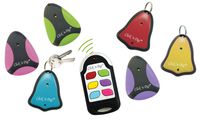 Click 'n Dig Model F6 Key Finder. 6 Receivers. Wireless RF Remote Item, Wallet Locator.