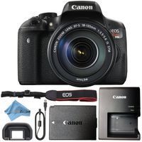 Canon EOS Rebel T6i 24.2MP Digital SLR Camera Retail Packaging Bundle (18-135mm IS STM)