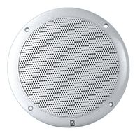 PolyPlanar 6" Dual Cone Integral Grill Speaker Pair White