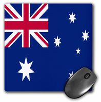 3dRose LLC 8 x 8 x 0.25 Inches Australian Flag Mouse Pad (mp_4559_1)