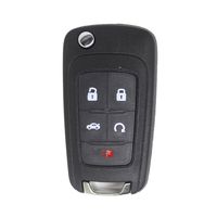 Keyless2Go New Keyless Remote 5 Button Flip Car Key Fob Select Impala Malibu Cruze Equinox and Other Vehicles That Use FCC OHT01060512