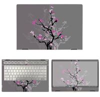 decalrus - Protective Decal Skin Floral Sticker for HP Pavilion X360 14M-CD0003DX (14" Screen) case Cover wrap HPpavilionX360_14M-174