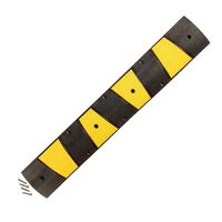 BISupply 6 FT Portable Speed Bump - Drive Over Cord Protector Rubber Speed Bumps for Driveway and Parking Lot