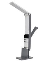 Weather Radio Emergency Flashlight NOAA AM/FM Hand Crank Self Powered LED Table Lamp Dynamo LED Dimmable 180 Desk Lamp, Power Bank for iPhone/Smart Phone. Alarm Clock for Camping Travel, Home