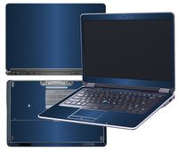 Decalrus - Protective Decal for Dell Latitude E7440 (14" Screen) Laptop Blue Texture Brushed Aluminum Skin Skins Decal for case Cover wrap BAlatitudeE7440Blue