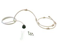 Fan Mist Kit- Outdoor Cooling Fan Misting System- Do It Yourself Misting System- Made in USA with Brass/Stainless Steel Nozzles