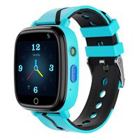 Kids Smart Watch GPS Tracker - Waterproof GPS Tracker Watch for Children Girls Boys with SOS Call Camera Touch Screen Game Alarm for Kids Boys and Girls (Blue)