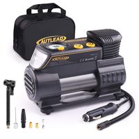 AUTLEAD C2 12V DC Portable Air Compressor Heavy Duty Tire Inflator Pump with Digital Gauge for Car Tires and Other Inflatables