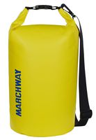 MARCHWAY Floating Waterproof Dry Bag 5L/10L/20L/30L/40L, Roll Top Sack Keeps Gear Dry for Kayaking, Rafting, Boating, Swimming, Camping, Hiking, Beach, Fishing (Lemon Yellow, 20L)