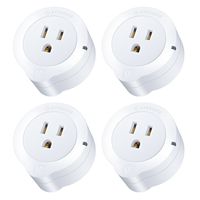 Etekcity VeSync Smart Plug, 4 Pack Mini WiFi Outlets, Works with Alexa, Google Home & IFTTT, Remote Control from Anywhere, WiFi Energy Monitoring with Schedule Function, No Hub Required, ETL Listed