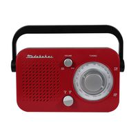 Studebaker SB2001 Portable AM/FM Radio (Red)