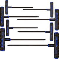EKLIND 64808 Power-T Handle Ball-Hex Key allen wrench - 8pc set Metric MM sizes 2-10 (9In shaft)