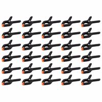 Wideskall 2.7" inch Mini Nylon Plastic Spring Clamps - Pack of 30