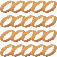 Gejoy 20 Pieces Brake Retainers Rubber Ski Brake Band Snowboard Retainers for Outdoor Sports