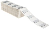 Brady M71EP-171-593-SL 1.06" Width x 0.49" Height Silver Color B-593 Adhesive-Taped Polyester Raised Panel Labels With Gloss Finish For BMP71 Printers (200 Per Box)