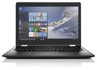 Black Carbon Fiber skin decal wrap skin Case for Lenovo Flex 3 14" laptop