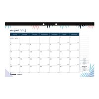 Blueline 2019-2020 Monthly Academic Colorful Desk Pad Calendar with Tropical Design, 17.75 x 10.875 Inches (CA195117-20)
